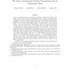 The Linear Arrangement Problem Parameterized Above Guaranteed Value