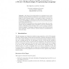 The Oz-E Project: Design Guidelines for a Secure Multiparadigm Programming Language
