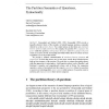 The partition semantics of questions, syntactically