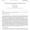 The possible and the impossible in multi-agent learning