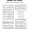 The Power of Priority: NoC Based Distributed Cache Coherency