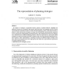 The representation of planning strategies