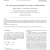 The Reverse Greedy Algorithm for the Metric K-Median Problem