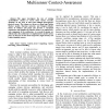 The Role of Probabilistic Schemes in Multisensor Context-Awareness