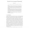 The Secret Art of Computer Programming
