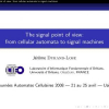 The signal point of view: from cellular automata to signal machines