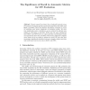 The Significance of Recall in Automatic Metrics for MT Evaluation