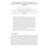 The singular power of the environment on stochastic nonlinear threshold Boolean automata networks