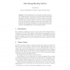 The Strong Eternity Service