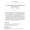 The Submodular Welfare Problem with Demand Queries