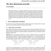 The three dimensions of proofs