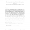 The transposition median problem is NP-complete