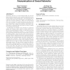 The union-split algorithm and cluster-based anonymization of social networks