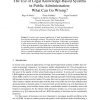 The use of legal knowledge-based systems in public administration: what can go wrong?