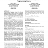 The use of MUPPETS in an introductory java programming course