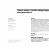 There's always one!: modelling outlying user performance
