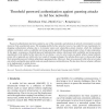 Threshold password authentication against guessing attacks in Ad hoc networks