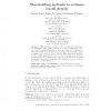 Thresholding methods to estimate copula density