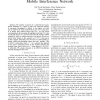 Throughput Achievable with No Relaying in a Mobile Interference Network