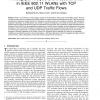 Throughput Analysis and Measurements in IEEE 802.11 WLANs with TCP and UDP Traffic Flows