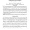 Time and space optimization of document content classifiers