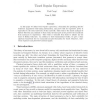 Timed regular expressions
