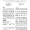 To stay or leave?: the relationship of emotional and informational support to commitment in online health support groups
