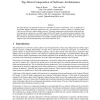 Top-Down Composition of Software Architectures