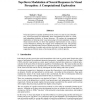 Top-Down modulation of neural responses in visual perception: a computational exploration