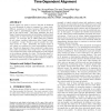 Topical summarization of web videos by visual-text time-dependent alignment