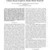 Topology Management in CogMesh: A Cluster-Based Cognitive Radio Mesh Network