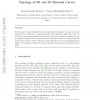 Topology of 2D and 3D rational curves