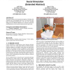 Toward an interleaved model of actions and words in social simulation