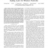 Toward simple criteria to establish capacity scaling laws for wireless networks
