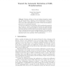 Toward the Automatic Derivation of XML Transformations