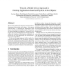 Towards a Model-driven Approach to Develop Applications based on Physical Active Objects