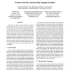 Towards a One-Way American Sign Language Translator