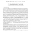 Towards a Quantitative Analysis of Security Protocols