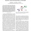 Towards Automated Gait Generation for Dynamic Systems with Non-holonomic Constraints
