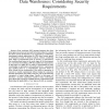 Towards Comprehensive Requirement Analysis for Data Warehouses: Considering Security Requirements