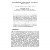 Towards Formal Verification of Web Service Composition