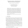 Towards Low-Latency Model-Oriented Distributed Systems Management