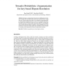 Towards (Probabilistic) Argumentation for Jury-based Dispute Resolution