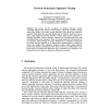 Towards Systematic Signature Testing