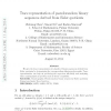 Trace representation of pseudorandom binary sequences derived from Euler quotients