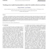 Tracking-error model-based predictive control for mobile robots in real time