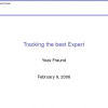 Tracking the Best Expert