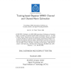 Training-based Bayesian MIMO channel and channel norm estimation