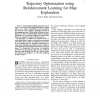 Trajectory Optimization using Reinforcement Learning for Map Exploration