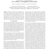Trajectory Stabilization for a Planar Carangiform Robot Fish